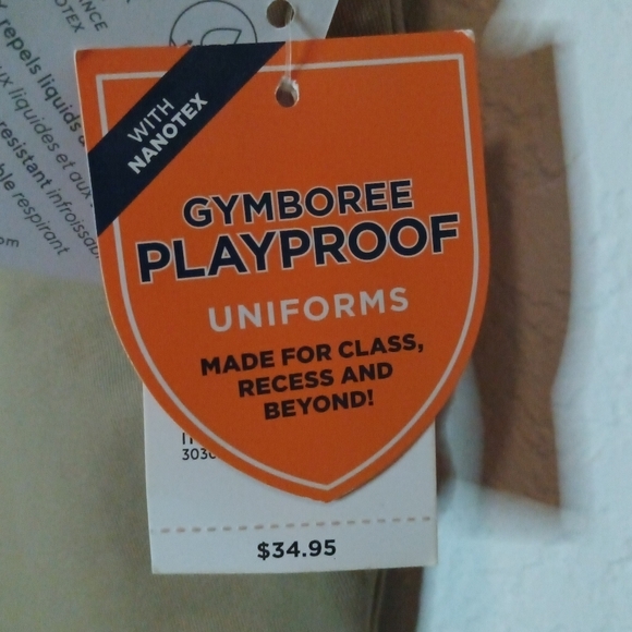 Gymboree Tan/Khaki Sz 12 BTS School Uniform Shorts NWT - Picture 3 of 10